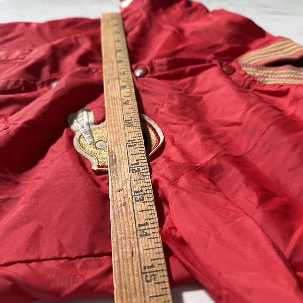Youth Vtg San Francisco 49ers Windbreaker - 70's - Embroidered Helmet Patch NFL - Picture 13 of 14